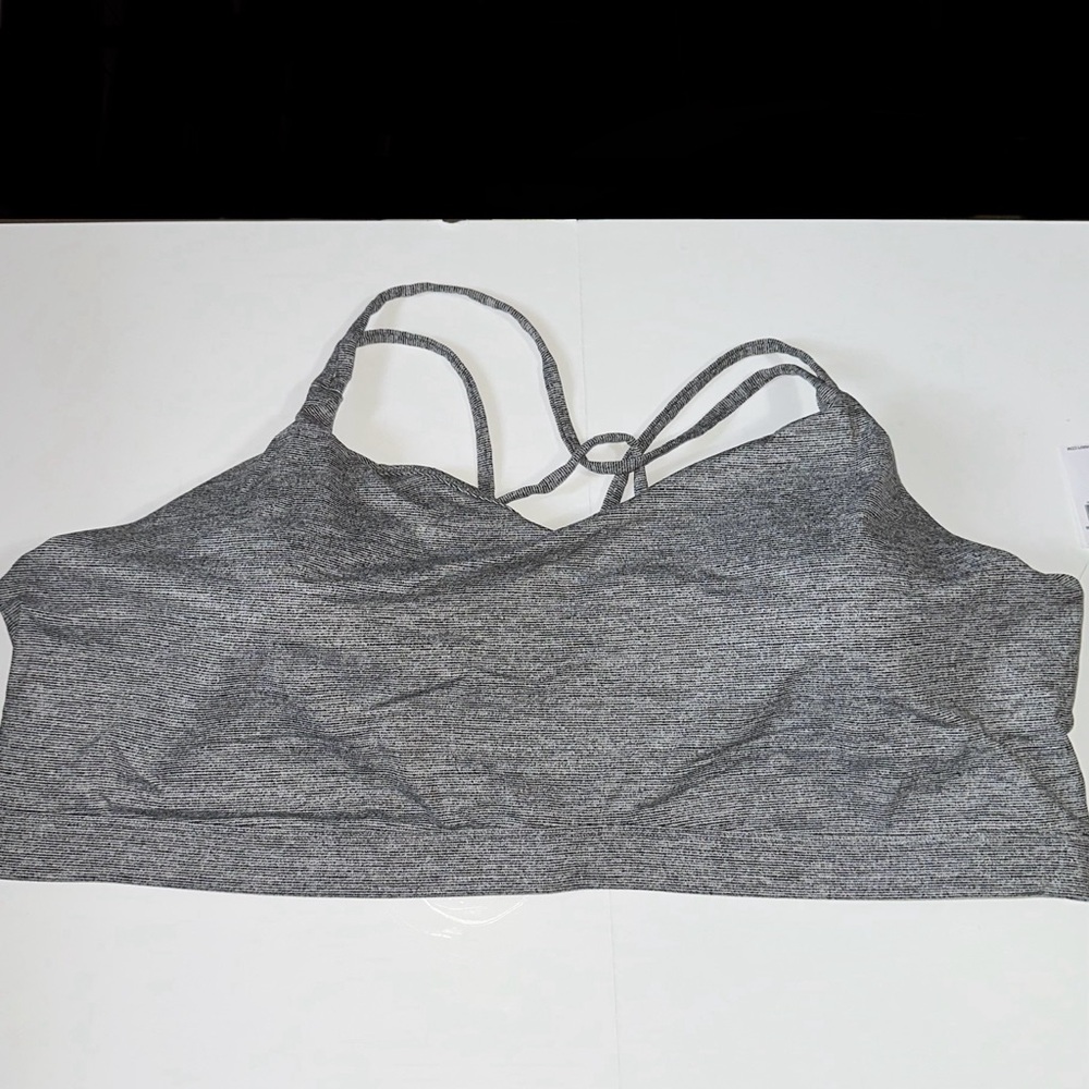 Gray Sports Bra
